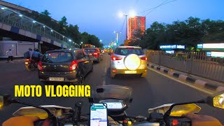 Sadi Garmi me Moto Vlogging  Sony India Headquarters Jana Pada [upl. by Ordnael]