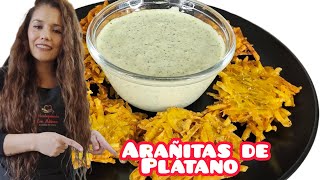 Cómo hacer ARAÑITAS DE PLÁTANO fáciles y deliciosas [upl. by Nyrret]