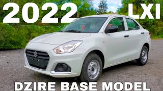 Maruti Suzuki DZIRE 2022 LXI Base Model  2022 DZIRE LXI Review By KHUSHALKUMAR [upl. by Allana]