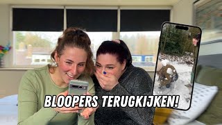 WIJ KEKEN ONZE BLOOPERS TERUG EN DAT GING ZO 🤣👀 [upl. by Hashim]