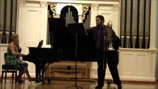 Gregson Tuba Concerto on Bass Trombone [upl. by Strander]