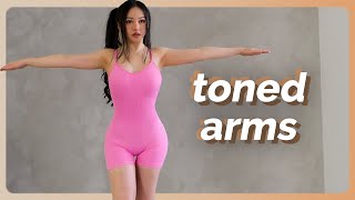 10 min Toned Arms Workout  No Equipment [upl. by Neret]