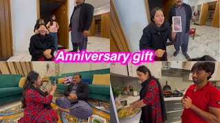 Finally 16 pro max  Anniversary gift doni wife ko mila  sitara yaseen vlog [upl. by Attem126]