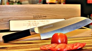 Kamikoto Santoku Chef Knife Unboxing and Review  knife review  chef knife review  kamikoto knives [upl. by Razal419]