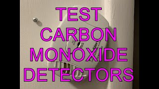 How to test carbon monoxide detector easy and simple [upl. by Granese616]