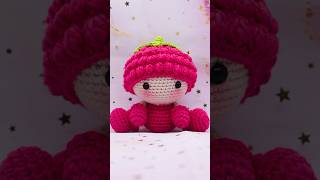 Baby Raspberry Amigurumi Crochet Doll doll crochetdoll amigurumi crochet handmade diy [upl. by Darian]