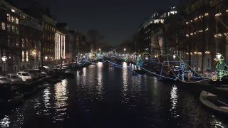 Lovers Canal Cruises  Amsterdam Light Festival [upl. by Ynaffad]