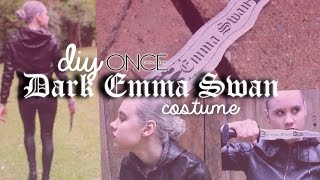 DIY Dark Emma Swan Costume amp Dagger  Costumes With Creatie [upl. by Aiuqal]