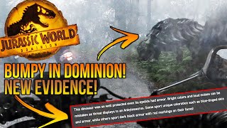 NEW EVIDENCE Bumpy IS in JURASSIC WORLD DOMINION HERE IT IS [upl. by Cissej]