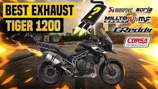 Triumph Tiger 1200 Exhaust Sound🔥AkrapovicArrowDelkevicPipe WerxMivvDominatorScorpionLeoVince [upl. by Annoved]