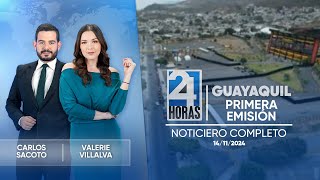 Noticiero de Guayaquil Primera Emisión 141124 [upl. by Boone157]