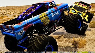 Top 10 Extreme Monster Truck Crashes NailBiting Race Moments [upl. by Longerich]