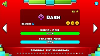 quotDashquot 100 All Coins  Geometry Dash 22 [upl. by Outlaw]