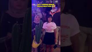 Gender bender Gili T locals reaction 😂😂 gilitrawangan baliparty indoenesia [upl. by Kenney6]