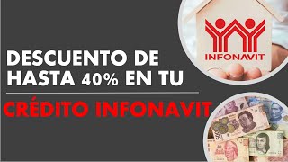 DESCUENTOS INFONAVIT 2020 POR PAGO ANTICIPADO INFONAVIT [upl. by Eldora718]