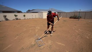 Full Lawn Renovation From Start To Finish  Seeding and Fixing My Lawn [upl. by Wilfrid]