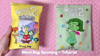 🩵paper diy💛 INSIDE OUT 2 Blind Bags  ASMR  tutorial  applefrog [upl. by Gardas765]