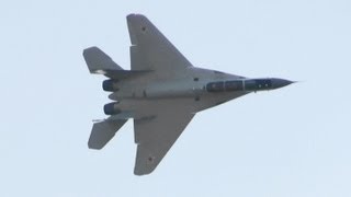 MiG35 100 лет ВВС России Russian Air Force 100th Anniversary Air Show 2012 [upl. by Titos797]