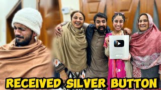 Silver Play button a gya ♥️  Rajab bhai ko bht tang kiya 😂 [upl. by Arianna598]