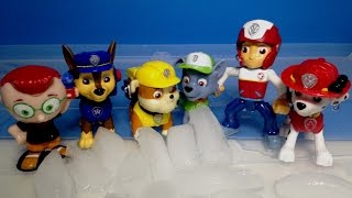 PAW PATROL quotParodyquot ICE BUCKET CHALLENGE Nickelodeon with LITTLE EINSTEINS Leo by EpicToyChannel [upl. by Yadahs]