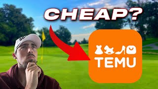 I REVIEW EVERY GOLF PRODUCT ON TEMU [upl. by Alrrats]