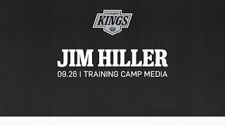 Head Coach Jim Hiller  0926 LA Kings Training Camp Media Availability [upl. by Ruprecht]