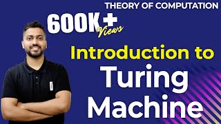 Lec56 Introduction to Turing Machine and its Definition in Hindi  TOC [upl. by Nedarb]