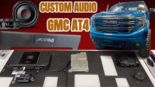 2023 GMC SIERRA AT4 CUSTOM SUBWOOFER INSTALL FROM START TO FINISH [upl. by Aititil233]