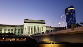 30th Street Station Philadelphia Sunset views of Amtrak 30th Street Station Exterior amp Interior [upl. by Tchao]