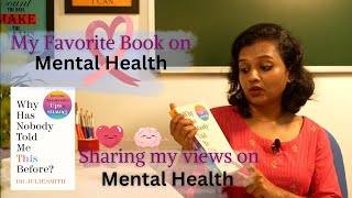 എന്റെ favorite book on mental health  Book review in malayalam  Why nobody has told me this before [upl. by Alohcin]