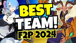 BEST TEAM For F2P Progression 2024 AFK Arena [upl. by Reifnnej]