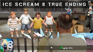 Ice Scream 8 true ending full gameplay [upl. by Nelyahs]