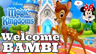 WELCOME BAMBI Disney Magic Kingdoms  Gameplay Walkthrough Ep387 [upl. by Parent]