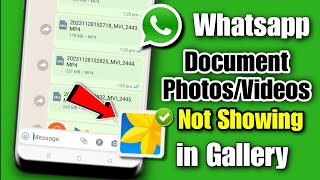 How to Stop Saving WhatsApp Media Photos Videos etc to your Phones Gallery on Android [upl. by Aiekat]