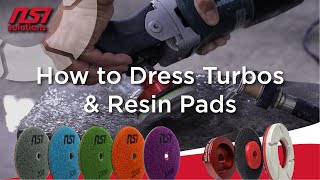 How to Dress Turbos amp Resin Pads [upl. by Chaim]