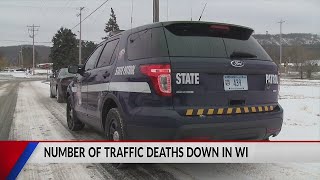 Traffic deaths down in Wi [upl. by Kristos212]