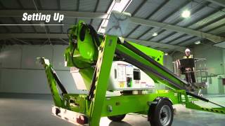 Niftylift TM64 Demo Trailer Mounted Boom wwwaerialtitanscom 866 8740584 [upl. by Sinnoda257]