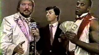 Ted Dibiase Interviewed as WWF Champion  Boston Garden  February 6 1988 [upl. by Hara94]