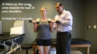 Throwers 10 Exercise Program Bicep Curls [upl. by Riddle]