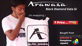 Arawaza Black Diamond Kata Gi un wrapping amp first impressions ken i kan karate school [upl. by Tterraj]