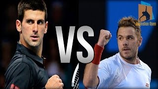 Stanislas Wawrinka Vs Novak Djokovic Australian Open 2014 HIGHLIGHTS [upl. by Derick]