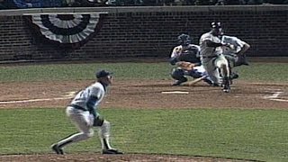 1989 NLCS Gm1 Mitchell delivers threerun blast [upl. by Animas]