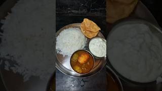 Tuesday Lunch Thali 🤩 shortslunchthalibengalifoodlunchmenudesikhanayoutubeshorts [upl. by Errised]