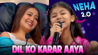 Dil Ko Karar Aaya Neha Kakkar 2O  She Sang Exactly Like Neha Haisal Rai Superstar Singer 3 [upl. by Hauger616]