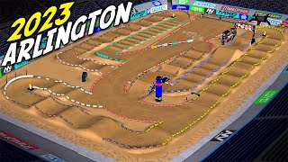 2023 Arlington Supercross Track Preview  MX Simulator [upl. by Notsur]