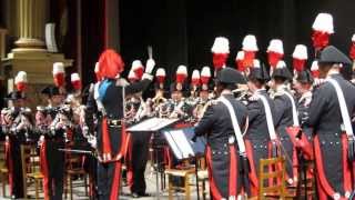 La Fedelissima marcia dellArma dei Carabinieri suonata dalla Banda a Perugia [upl. by Frye495]