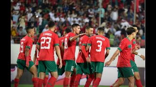 La selección de Marruecos arrasa por cuatro a su homóloga de Gabón en la fase de clasificación [upl. by Eceinwahs504]