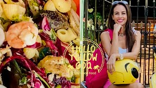 Seafood Pasta Salad  HelloYellow  Goa  Episode 5 [upl. by Fry]