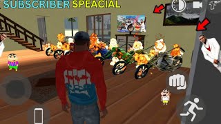 Ghost Bikes In FRANKLIN OLD HOUSE  INDIAN BIKES DRIVING 3D [upl. by Virgilia]