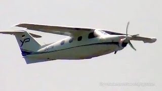 Private Extra EA400 DETTH  Takeoff  Hamburg Airport [upl. by Wanyen859]